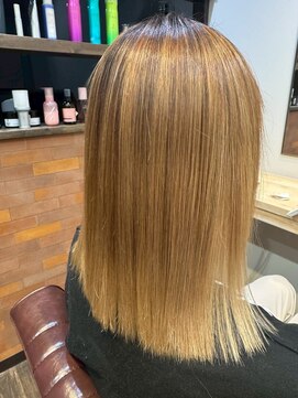 ブリーチ毛も美髪矯正