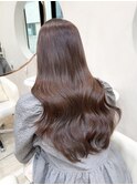 ・大人ガーリーダークアッシュ似合わせカットミディアムレイヤー
