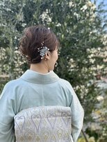 バサラ 横浜駅前店(VASARA)&nbsp;横浜/訪問着ヘア/アップスタイル/ショートアレンジ