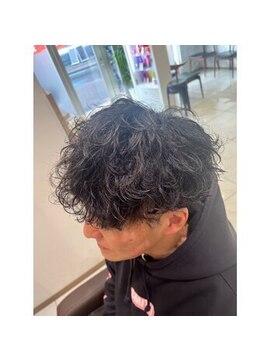 アッシュ 下丸子店(Ash) 波巻きスパイラルパーマシャドウパーマメンズセンターパート