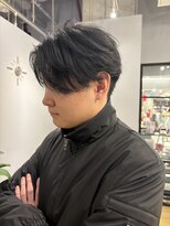 ジアン バイ ミルボン NU茶屋町+(GIEN by milbon)&nbsp;梅田毛流れセンターパート/梅田メンズショート/@中谷