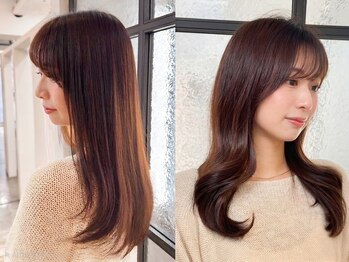 エミリー(Emily)の写真/髪の長さを活かしたスタイル作りでおろしてもアレンジしても可愛いスタイルに♪