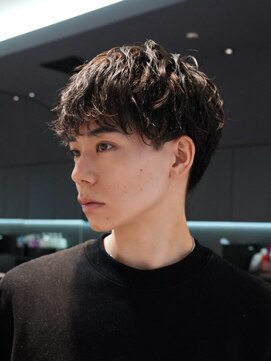 レタッチ バイ フィフス 銀座(RETOUCH by fifth) 銀座ルーズショートパーマアクティブショートピンパーマ刈り上げ