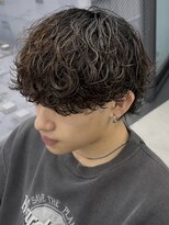 ノードオム 栄(NODE HOMME) シャドウパーマ波巻きスパイラルパーマウルフパーマ名古屋駅栄駅