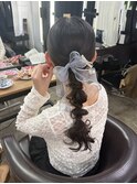 あみおろしヘア