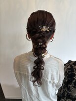ヘアセット専門サロン by OKINAWA WATABE WEDDING 那覇店&nbsp;編みおろし