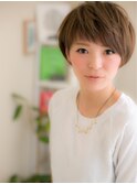 潤いカラー☆…で゛シンプルショート゛a!