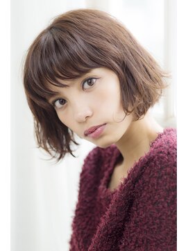 ルミナ オーガニックヘアー(LU3NA organic hair) ラフな切りっぱなしでこなれ感をひとさじオン