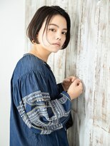 ティファ 自由が丘店(Tiffa) 大人かわいい  小顔黒髪ボブ