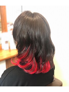 ヘアーアンドスパ ロココ(HAIR&SPA ROCOCO) インナーRED
