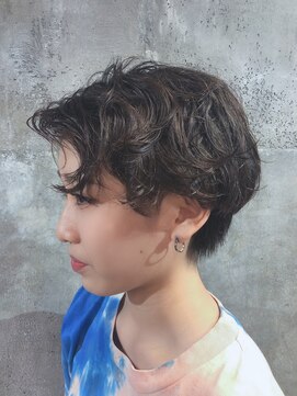 ディ シェーレ 磯子本店(die schere) くしゃっとお手入れ簡単パーマスタイル