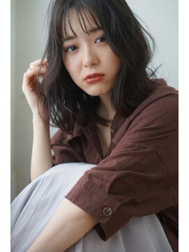 シェノン 梅田(CHAINON) 小顔カット×黒髪風ベージュ