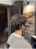 センターパート×縦落ちスパイラル