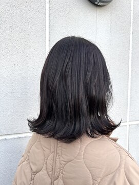 ロカ 表参道(loka) 外ハネ/ミディアムヘア[表参道/髪質改善/ハイライト]Mai