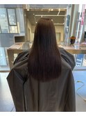 艶髪ストレート/大人ガーリー/ブラウンベージュ/CARAT堺東