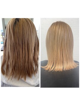 クラン ヘアーアンドスタジオ(CLAN hair & studio) #ハイトーンカラー