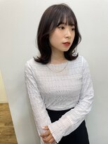 イオエ(ioe)&nbsp;前髪/アンブレラカラー/こなれミディ/イメチェン/ウェーブパーマ