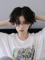 ロアー ヘアー ブリオ(RAWR hair Brio)&nbsp;【RAWR】メンズライク_センターパートパーマスタイル