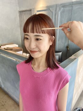 ロジェ(loje) [loje] ミディアムヘア/オレンジカラー