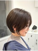 上品な似合わせカット☆ショートボブ【suiw】昭和町/天王寺