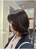 レイヤーボブ/外ハネボブ/20代/30代