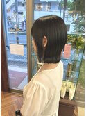 切りっぱなしボブ