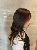 韓国風くびれレイヤースタイル