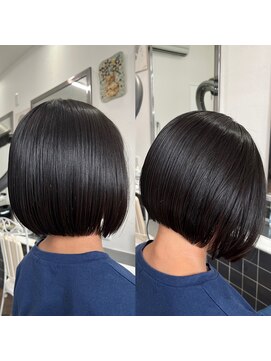 フリーダム(FREE-DOM) 【縮毛矯正・艶髪ボブ】ローグラデーションボブ・ぱつっとボブ