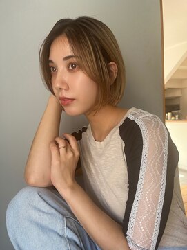 キートスバイガーランド (Kiitos by Garland) 大人可愛い小顔ショートボブ/ベージュカラー/吉祥寺