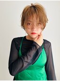 Aimee 町田 ハンサムショート×ナチュラルベージュ