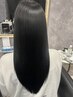 【酸性縮毛矯正】カット＋髪質改善ブロンド縮毛矯正 
