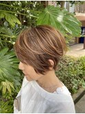 【福岡新宮】大人女子におすすめ!白髪ボカシオシャレハイライト