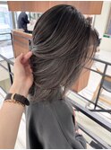 ハイライトバレイヤージュダブルカラーケアブリーチ20代30代