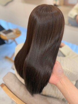 ピピバイヨーク(pipi, by yoke.) 艶髪/髪質改善ストレート/まろやかブラウン