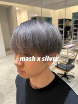 ルミヘアー 金沢駅西口店(Lumi hair) メンズマッシュxシルバーカラー