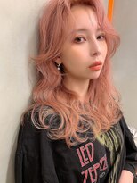 ブラン 栄(Blanc)&nbsp;【Blanc】ブリーチ＿ピンクベージュ＿レイヤーカット