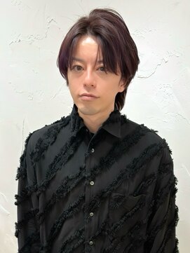 ミッシェル アフロート(michelle afloat) ◆センターパートのライラックウルフ◆