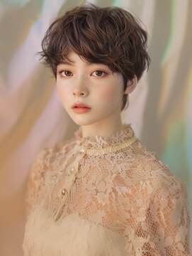 アルトリスト(Altruist Aging×HAIR&SPA) ☆イメチェンピンクベージュアンブレラカラー前髪クールショート