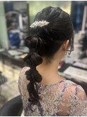 浅子小百合/結婚式ヘアセット
