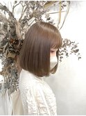 【イエベ春】髪質改善カラーで絹艶ミルクティタッセルボブ☆