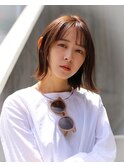 20代30代40代前下がり耳掛けショートボブ丸みボブ◎