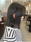 ダークグレージュダブルカラーインナーカラーケアブリーチ