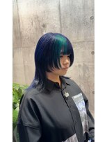 アールイーバイインク 渋谷(Re. by INK.)&nbsp;ウルフ×デザインカラー