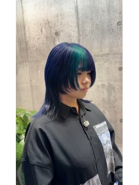 アールイーバイインク 渋谷(Re. by INK.) ウルフ×デザインカラー