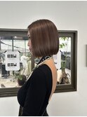切りっぱなしボブ