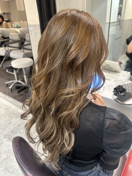 アース 銀座店(HAIR&MAKE EARTH) ブリーチ無しハイトーンカラー