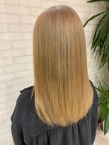 ビス リアン 川口店(Vis lien) 20代30代大人可愛い艶感ミルクティーベージュケアブリーチ