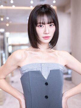 イオ 本厚木(io) 20代30代大人美人ショートボブ/小顔ショートヘア/マロンベージュ