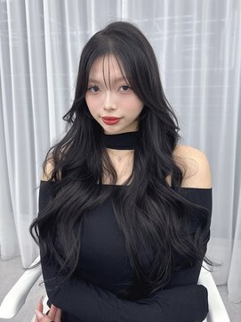 アマトウキョウスマートサロン(AMA TOKYO×Smart Salon) 韓国ヘア　2wayバング  レイヤーカット くびれヘア  顔周り