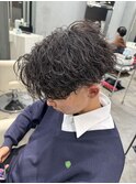 熊本メンズサロン波巻きパーマ波巻きスパイラル